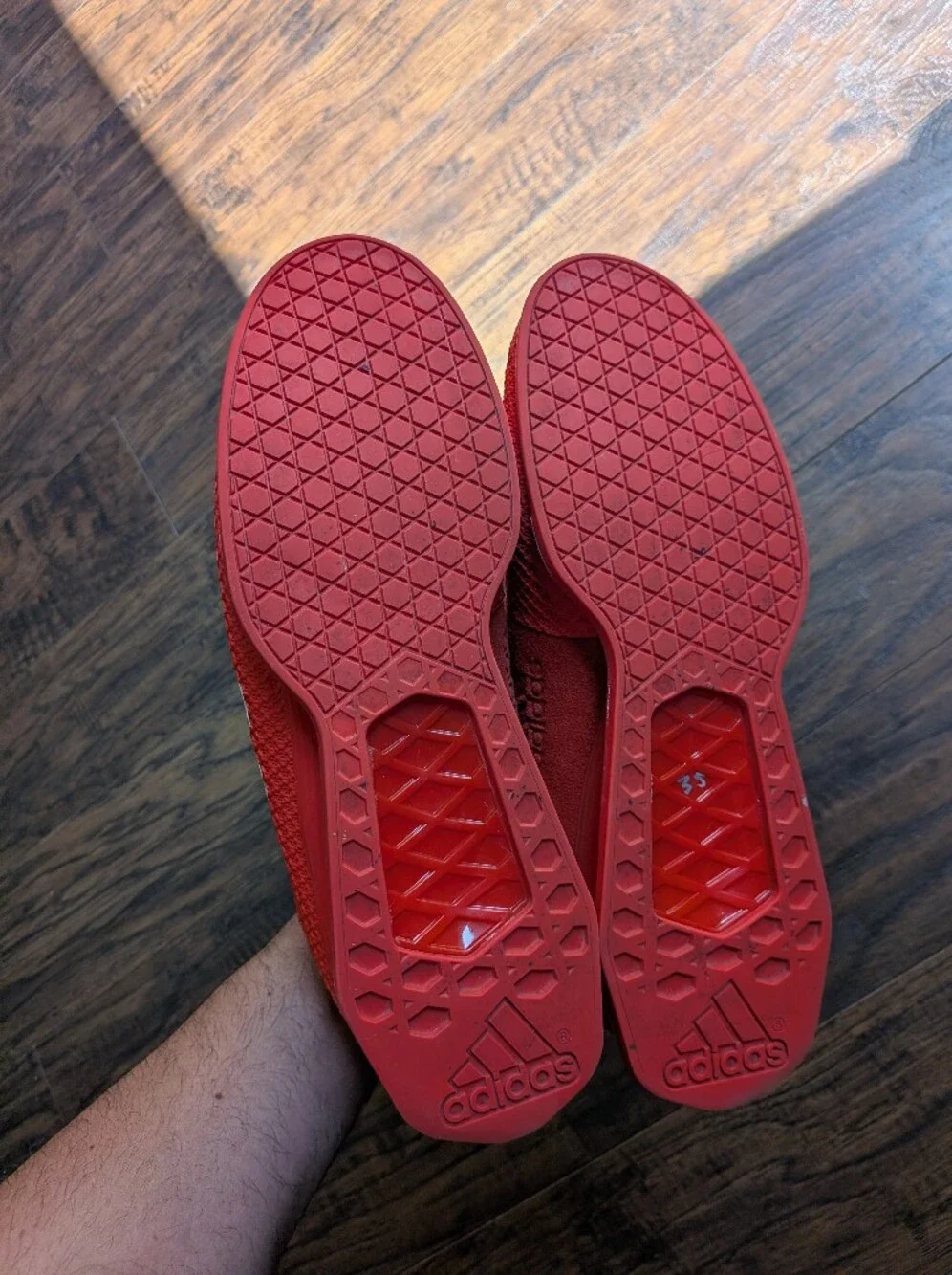 Adidas Leistung II Weightlifting Shoes Size 10.5 Mens Red